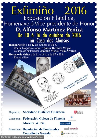 A Guarda acoge la exposicin filatlica EXFIMIO 2016