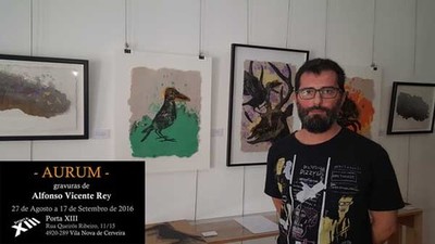 Exposicin -AURUM- do artista Alfonso Vicente Rey ata o 16 de setembro na Porta XIII de Vila Nova de Cerveira