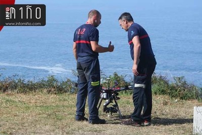 Retmase o Operativo de busca en Punta Bazar coa axuda da Unidade Operativa de Drons da AXEGA