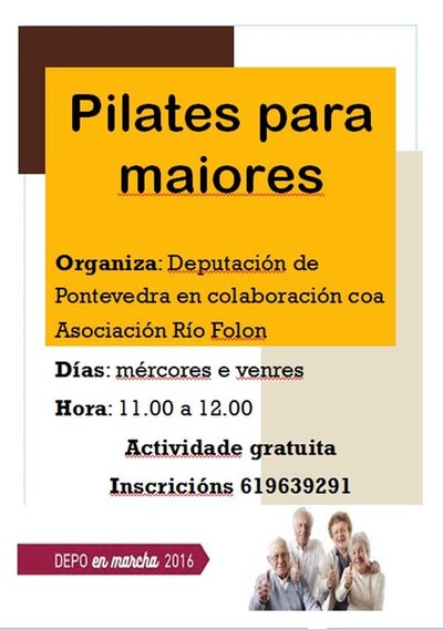 Curso de Pilates para maiores no Rosal