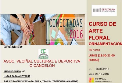 ltimas plazas para el Curso de Arte Floral y Ornamentacin en A Guarda