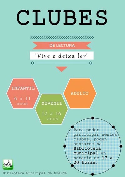 Reandanse os Clubes de lectura na Biblioteca Municipal da Guarda 