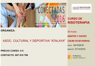 A Asoc. Cultural e Deportiva Atalaya organiza un Curso de Risoterapia