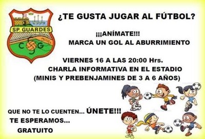 O Sporting Guards organiza este venres unha charla informativa para os mis pequenos