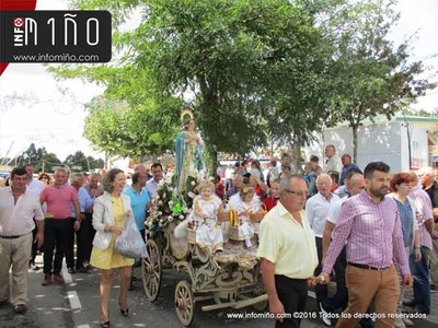 Especial - Misa e procesin da Virxe do Alivio 2016 en Tomio