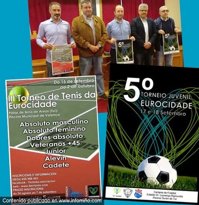 Esta fin de semana celbrase o III Torneo de Tenis da Eurocidade e o V Torneo de Ftbol 7