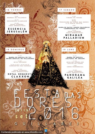 Guillarei acolle as Festas na Honra da Virxe das Dores