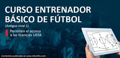 Abertas as inscricins para o Curso de Adestrador Bsico de Ftbol UEFA B