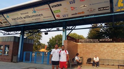 El palista tudense Ivn Alonso, el primero en competir en el mundial de Brandemburgo