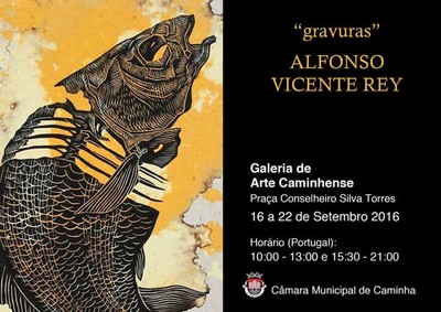 Exposicin Gravuras de Alfonso Vincente ata o 22 de setembro na Galera de Arte Caminhense