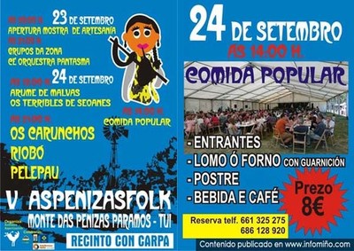 Aspenizasfolk llega a su V edicin este fin de semana
