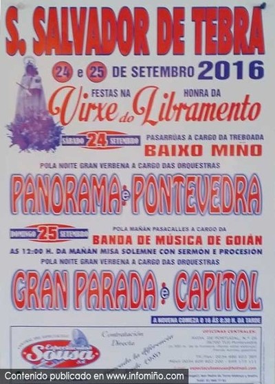 San Salvador de Tebra(Tomio) acolle esta fin de semana as Festas na honra da Virxe do Libramento
