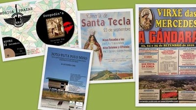 A Romara de Santa Trega, a Festa da Virxe das Mercedes e outros eventos ofrecern uns das de moito entretemento na Guarda