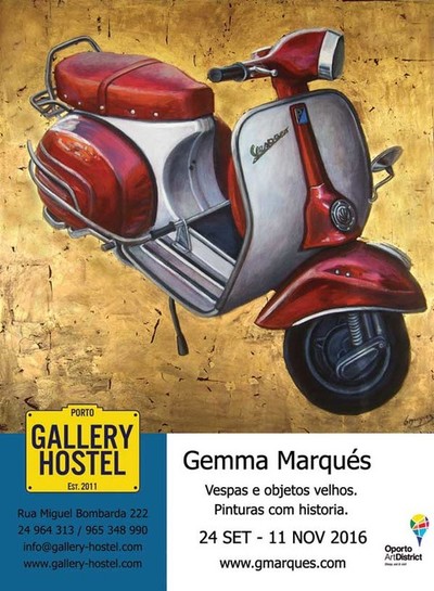 Gemma Marqus expone en el Gallery Hostel de Oporto