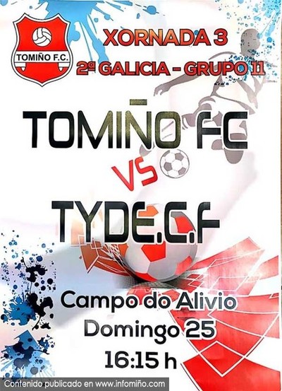 Este domingo Tomio Fc - Tyde CF no Campo do Alivio