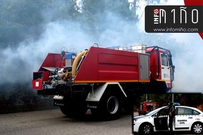 Sofocado un incendio forestal que afectou a mis de 2000m2 no Rosal