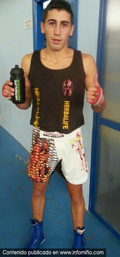 O goians David Lpez proclamouse Campin Galego Amateur Promesa de Boxeo 60kg