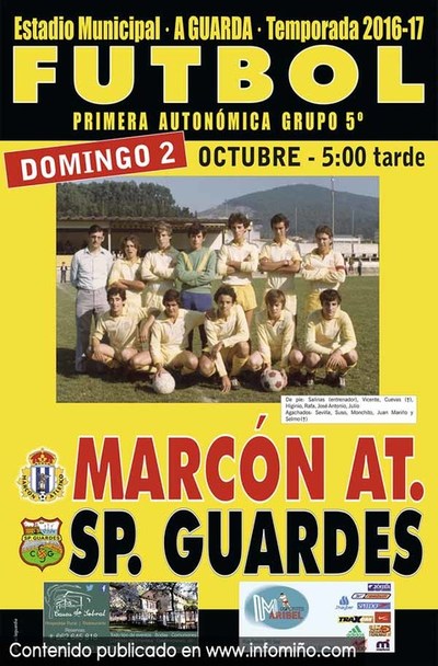 O Sporting Guards recibe este domingo na Sangria  Marcn At.