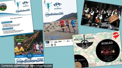 A Guarda celebra o comezo do mes de outubro con msica e moito deporte