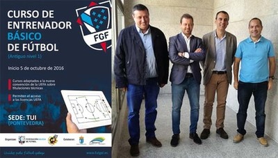Este mrcores comeza en Tui o curso de adestrador bsico de ftbol UEFA B