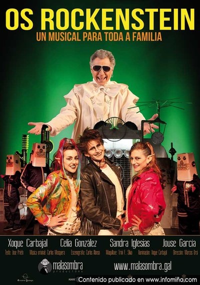  O teatro e a msica chegan este sbado 8 de outubro  Centro Cultural da Guarda coa representacin do musical -Os Rockenstein-