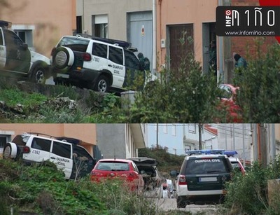 La Guardia Civil registra una vivienda en A Guarda y detiene a 3 personas