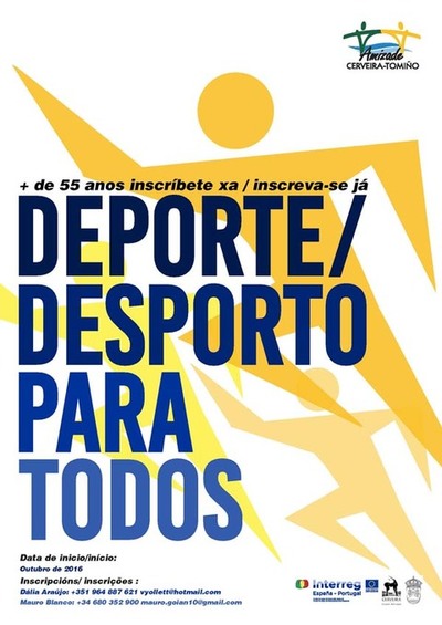 Tomio e Cerveira poen en marcha a 2 edicin de -Deporte/Desporto para Todos