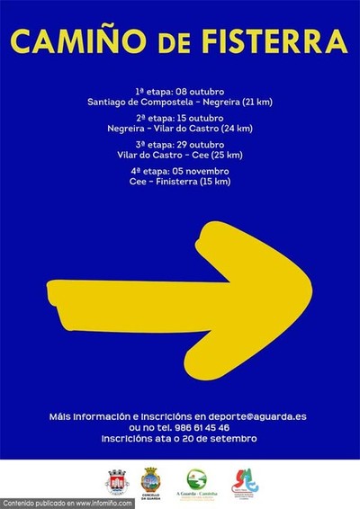 Caminho de Finisterra comea a ser percorrido este sbado