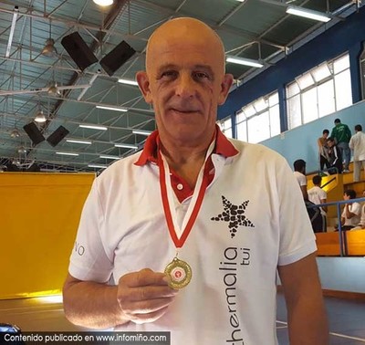 El judoca tudense Lino Martnez Oro en el Open Internacional Ciudad de Lisboa