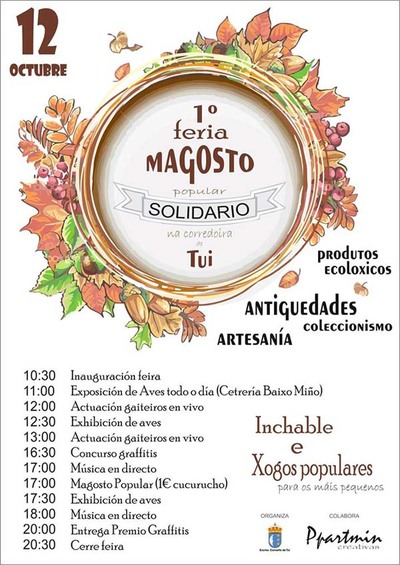 Tui organiza a I Feira ? Magosto popular e solidario este mrcores 12 de outubro