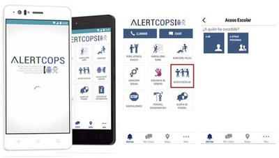 A travs de la aplicacin mvil Alertcops se han atendido hasta hoy 63 alertas sobre casos de acoso escolar