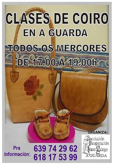 A Asociacin para a Recuperacin do Traxe Galego de A Guarda organiza Clases de Coiro