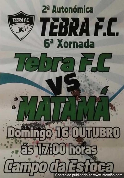 O Tebra Fc enfrntase este domingo  Matam no Campo da Estoca