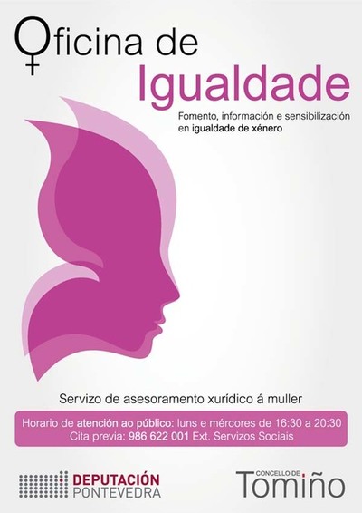 Tomio pon en marcha a Oficina Municipal de Igualdade cun servizo de asesoramento xurdico  muller