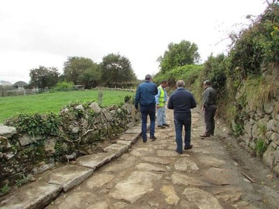 Remataron as obras de mellora do rueiro de acceso s explotacins agrarias no camio de Cividns a Pintn 