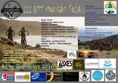 El III BTT Mougs-Oia tendr lugar este domingo