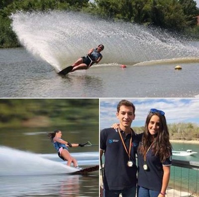 La esquiadora Silvia Pequeo del Club Nutico San Telmo de Tui se proclam campeona de Espaa en la categora sub 21