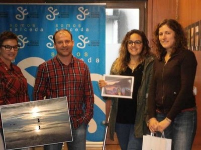 A guardesa Cristina Araujo, gaadora do X Certame Fotogrfico Viaxando