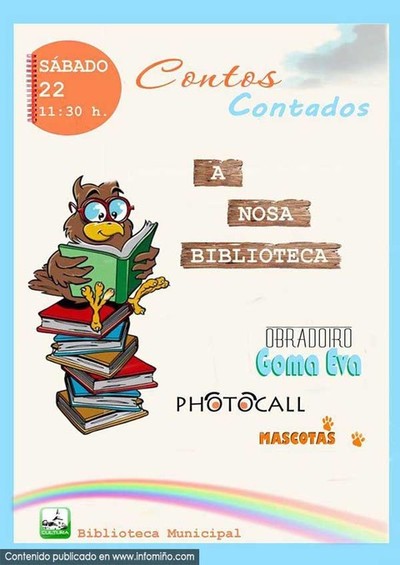  O deseo de Pablo Coballes e Anxo Snchez, gaador do concurso -Mascota da Biblioteca- da Guarda