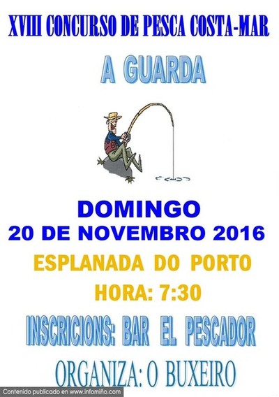 O Buxeiro organiza un Concurso de Pesca o 20 de novembro