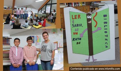 A Biblioteca da Guarda presenta e d a benvida a Heraldo, a sa mascota 
