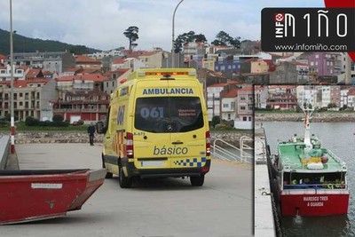 Ferido un marieiro do Maresco Tres na Guarda