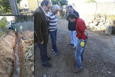 Camara de Caminha est a renovar as redes de abastecimento pblico de gua em artrias de Seixas e em Argela