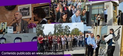 Tomio presenta o libro -Daniel Calzado Poceiro- de Lito Oliveira, facendo unha dobre homenaxe