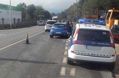 Accidente de circulacin por colisin mltiple en Tomio