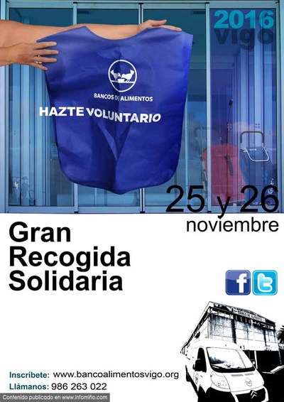 El Banco de Alimentos y SOS Tomio colaboran en o Baixo Mio para la Gran Recogida Solidaria