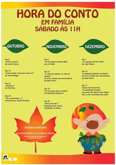 Hora do Conto na Bilbioteca Municipal de Vilanova de Cerveira