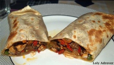 Receta: Fajitas de pollo