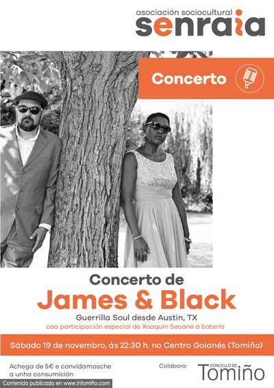 James&Black actan este sbado no Centro Goians