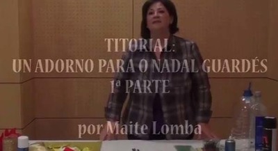 O Concello da Guarda publica dous vdeos titoriais de decoracin para o Nadal 